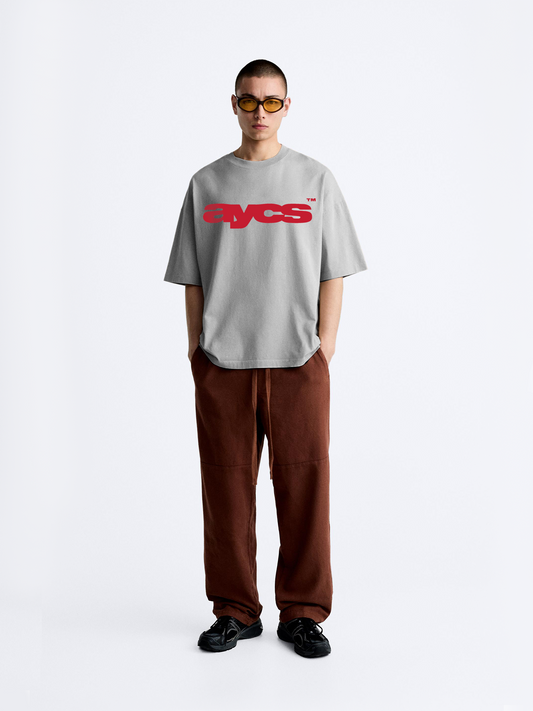 Grey Beyond Oversized T-Shirt-AYCS