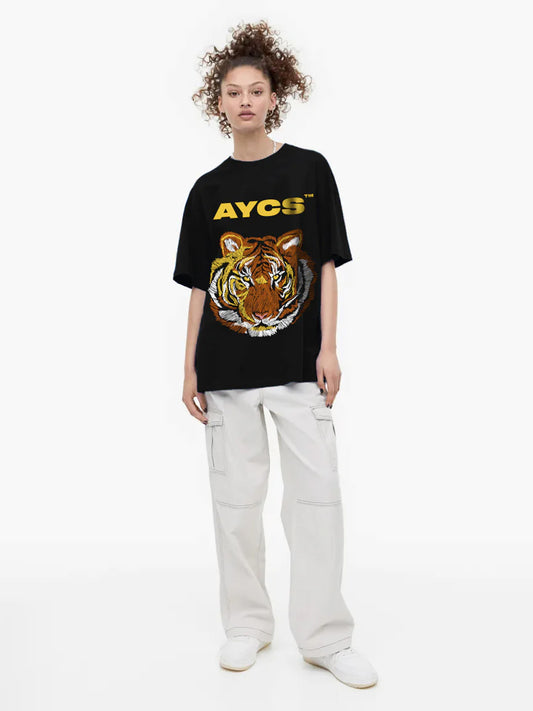 Black Tiger Oversized T-shirt- AYCS