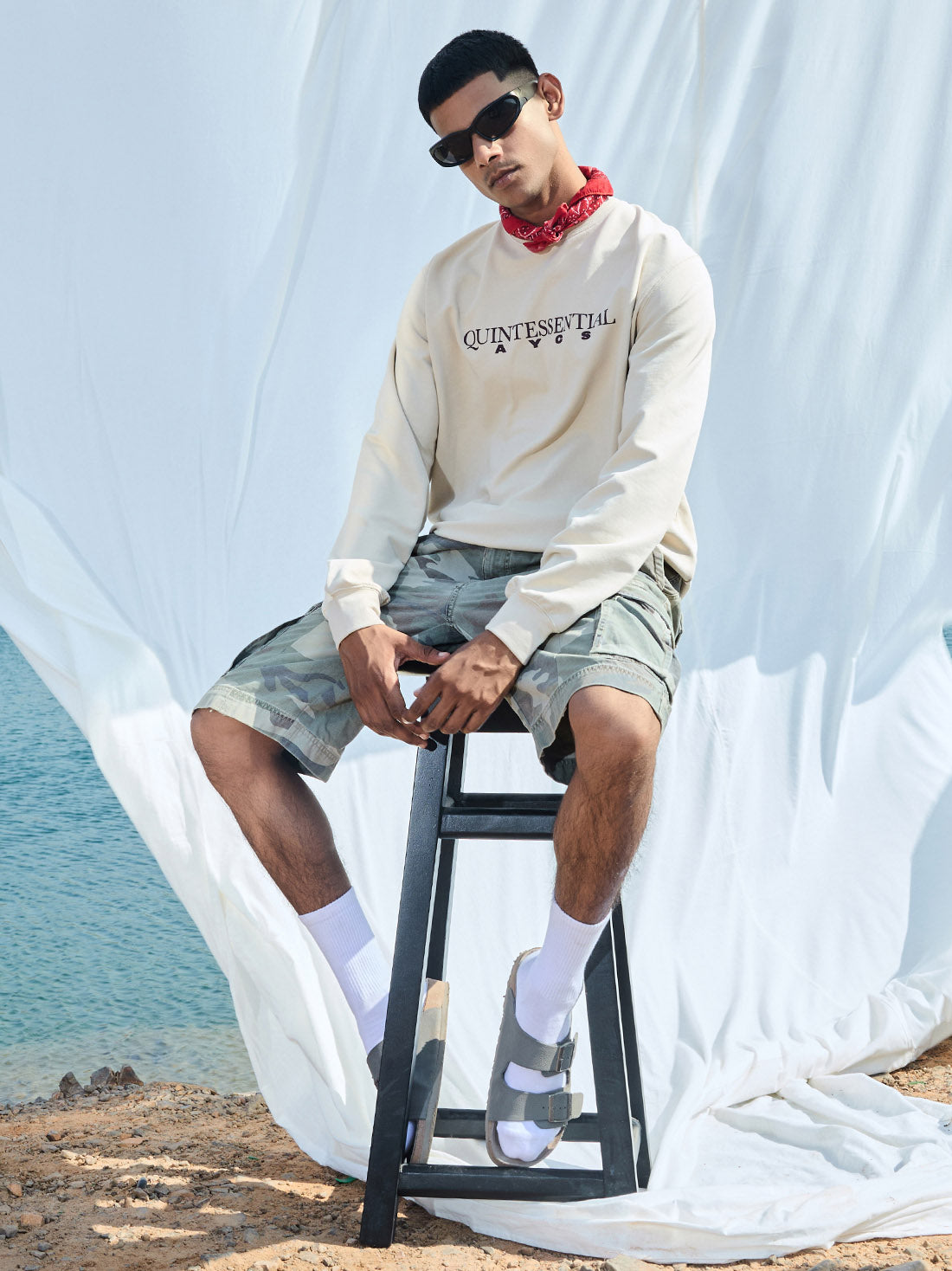 AYCS Quintessential Ecru Luxury Sweatshirt