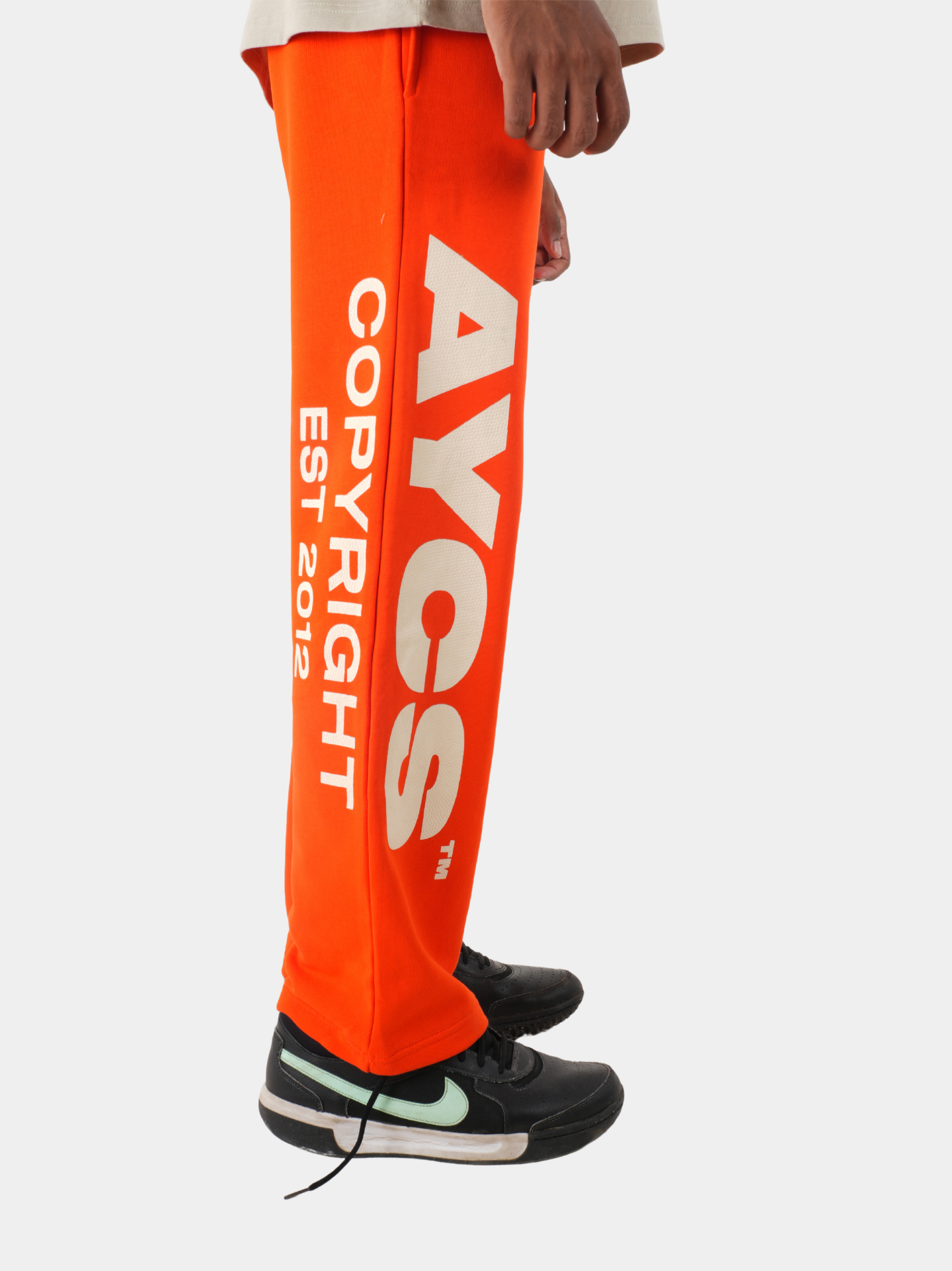 OG Logo Oversized Joggers (Orange)- AYCS