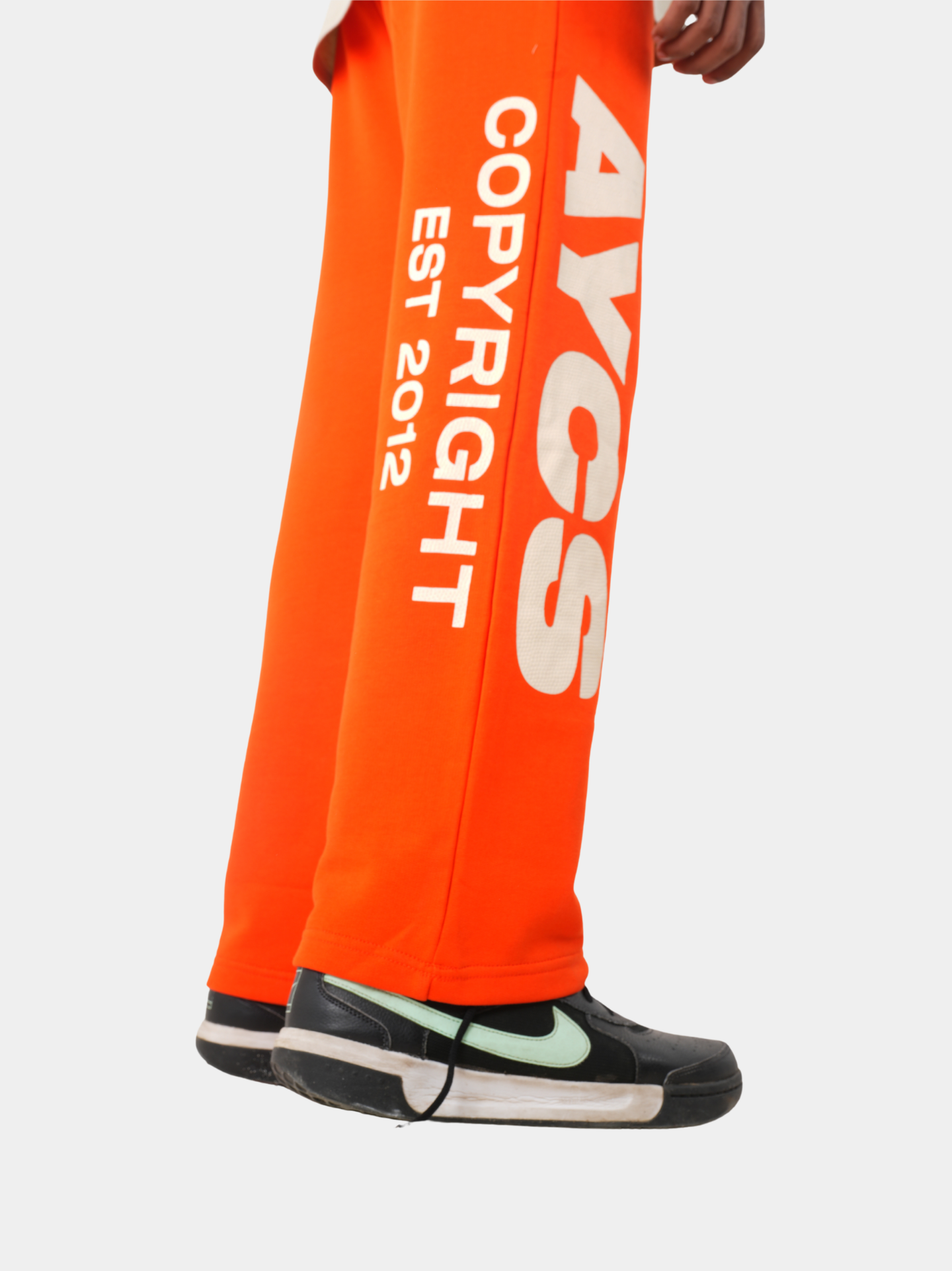 OG Logo Oversized Joggers (Orange)- AYCS