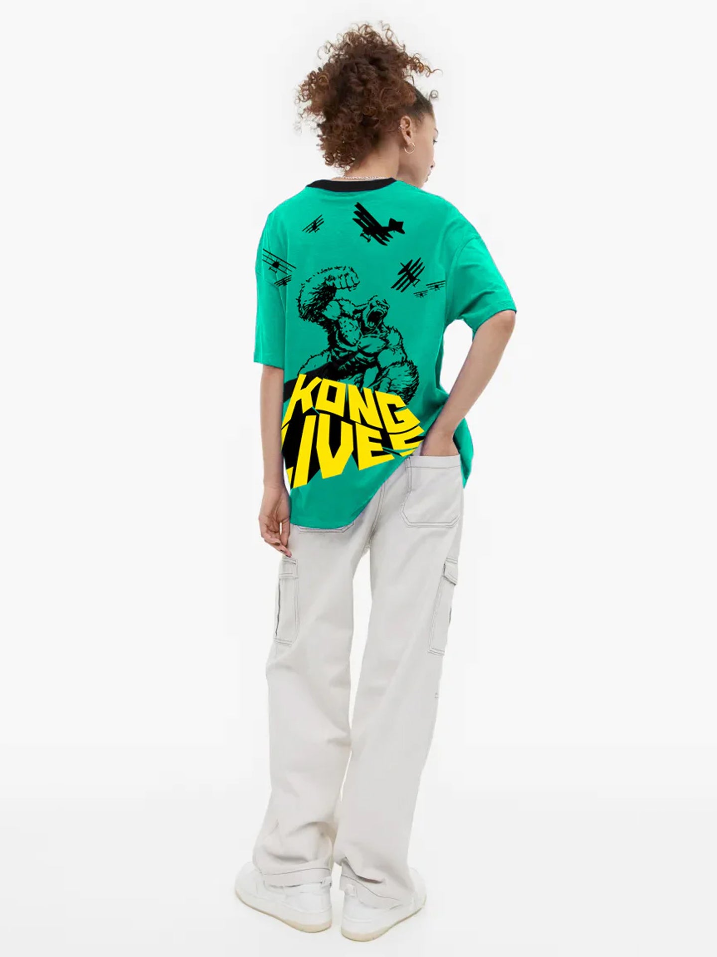 Kong Lives Oversized T-shirt (Green)- AYCS