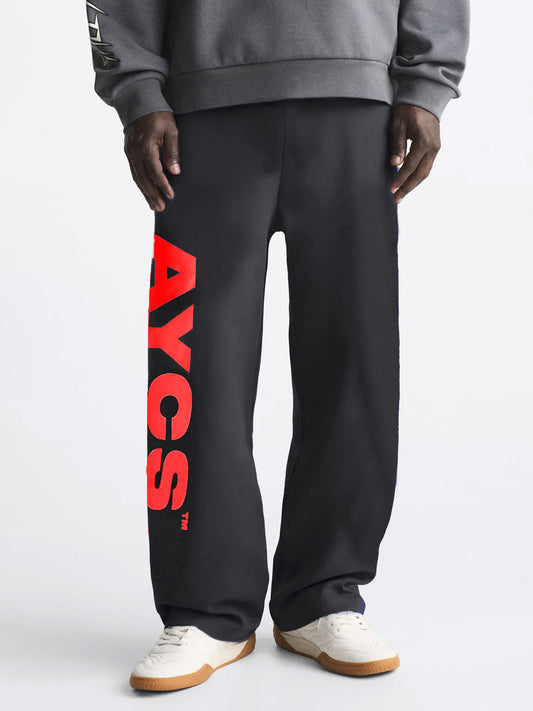 OG Logo Oversized Joggers (Grey)- AYCS