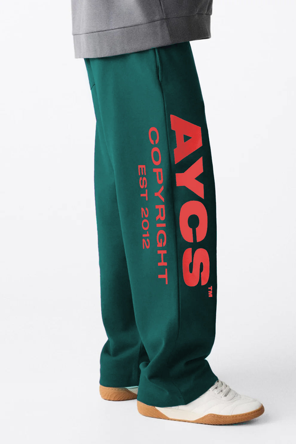 OG Logo Oversized Joggers (Dark Green )- AYCS