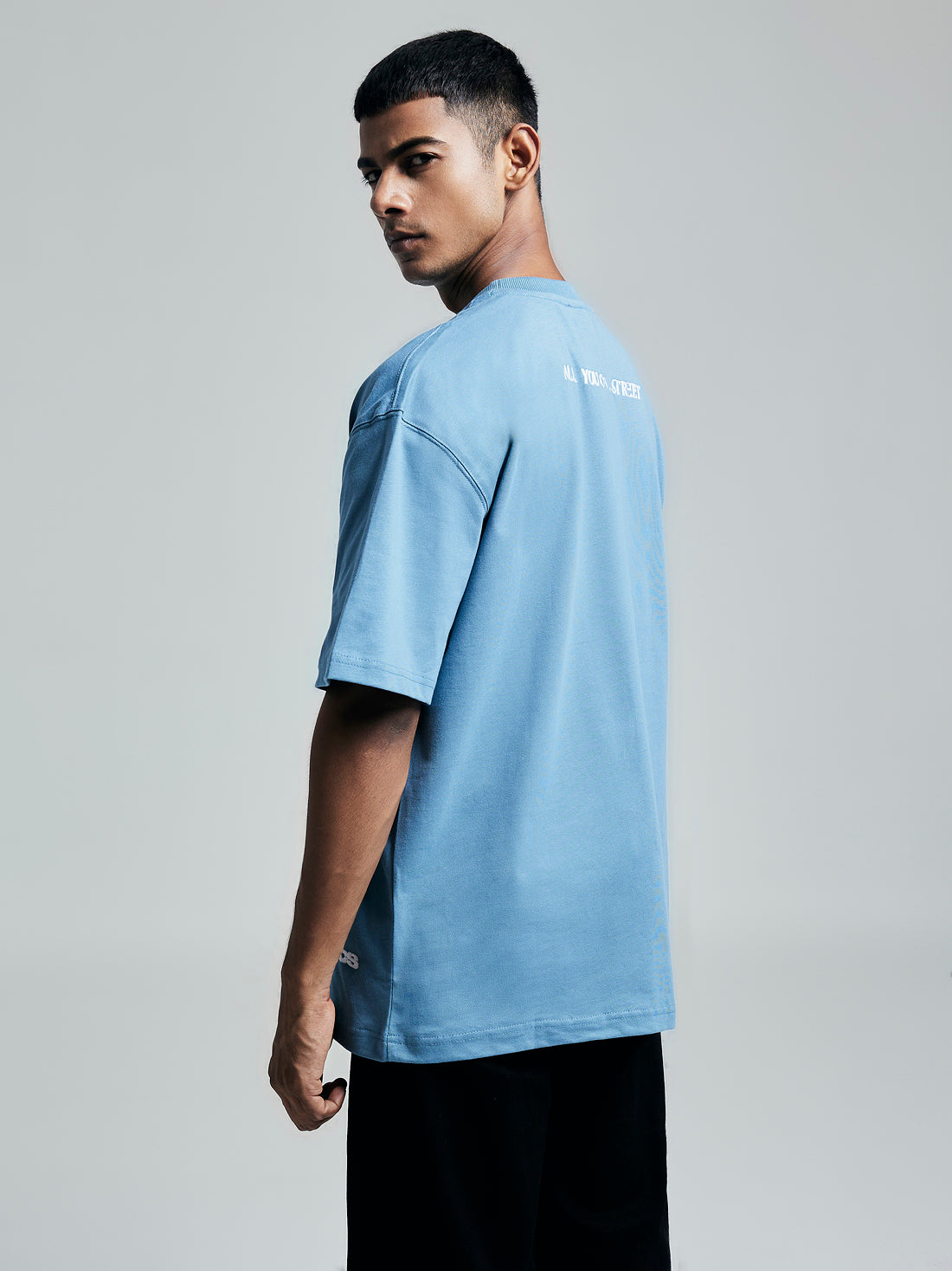 Premium Cotton AYCS OG LOGO Embroidery T-Shirt (BLUE)