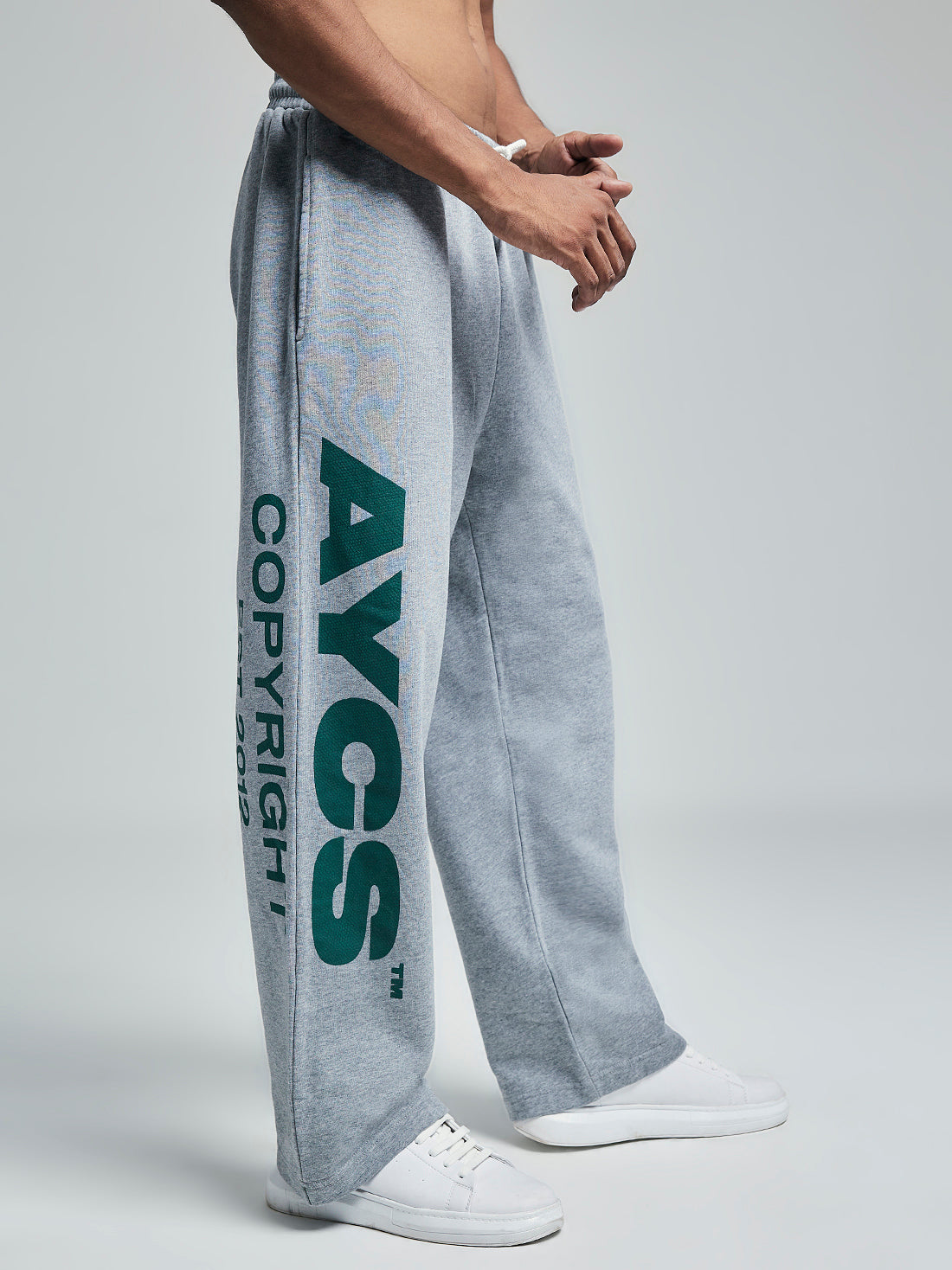 OG Logo Oversized Joggers (GREY) AYCS